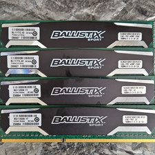 Crucial Ballistix Sport 24GB (2x8gb 2x4gb) DDR3-1600 240-Pin DIMM Pulled Working picture