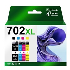 4PK 702XL T702XL Ink Cartridges Compatible With Epson Workforce Pro WF3720/3725 picture