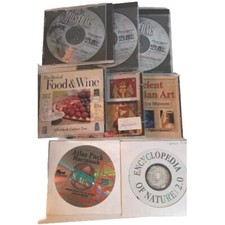 Apple MacIntosh Lot of 8 Compact Discs 1990s CD-Rom Discs picture