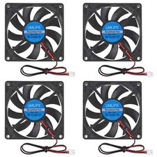 4PCS DC Coolng Fan 80x80x15mm 80mm 12V Dual Ball Bearing Brushless Case Coole... picture