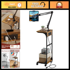 Floor Kindle Phone Tablet Stand with Side Table & Charging Station picture