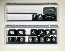 GMK Storm Novelties Kit Cherry Profile ABS MX Mechanical Keyboard Keycaps New picture