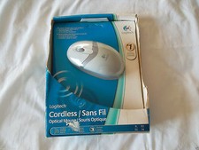 Logitech Cordless Optical White Mouse w/Receiver 931155-0215 931155-0403 PC/Mac picture