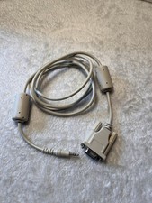 Vintage DE9 Female to 3.5mm TRS Serial Control Cable Gray Ferrite Chokes picture