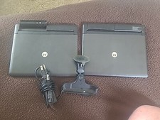  2 MOTOROLA SJYN0881A LAPDOCK  Mobile Phone Dock W/charger & Window Charger picture