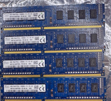 4 PACK LOT    SK Hynix 4GB 1Rx8 PC3 12800U-11-13-A1 Desktop RAM picture