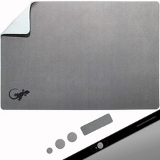 Travel Stick on Mouse Pad Adhesive Bottom Peel Sticks to Any Surface XL Gray picture
