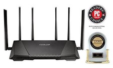 ASUS RT-AC3200 Tri-Band  Router, 4-Port TESTED  w/ AC Power -  picture