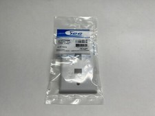NEW ICC IC107F02WH White Faceplate, Flat, 1-Gang, 2-Port Wall Plate picture