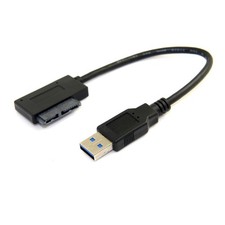 cablecc USB 3.0 to 7+6 13pin Slimline Sata 13-pin, Slimline-SATA 7+6Pin  picture