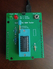 RAM Memory PCB Arduino UNO R3 Tester 4164 and 41256 DRAM - You build and solder picture