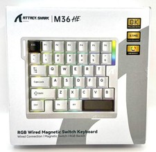 Attack Shark Gaming Keyboard M36 HE 36-Key Rapid Trigger JP Wired Unused picture