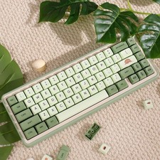 Matcha Green Keycaps 124 Keys XDA Profile Dye Sub PBT Keycaps Set picture