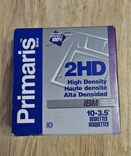 Primaris 2 Hd IBM Formatted 10 COUNT 3.5 Diskette Retro NEW FACTORY SEALED picture