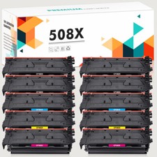 10PK CF360X Black Toner Compatible with HP 508X LaserJet MFP M577f M552dn M553x picture