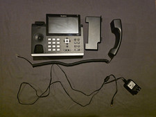 Yealink SIP-T48S Black 16-Line Gigabit IP Phone PoE w/ Handset Stand Adapter picture