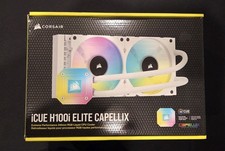 Corsair iCUE H100i ELITE CAPELLIX Liquid CPU Cooler — White picture