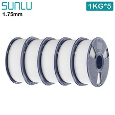 SUNLU 5x1KG PETG 3D Printer Filament 1.75mm PETG 5 Rolls +/-0.02mm No Bubbles picture