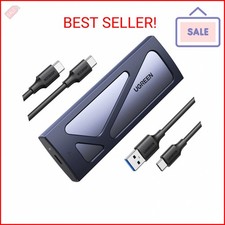 UGREEN SSD Enclosure, Tool-Free USB C External, 10Gbps M.2 NVMe to USB Adapter/R picture