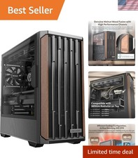 Genuine Walnut Wood PC Case, Support 360mm Radiator on Top, Pre-Installed 4 x... picture