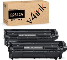 2 PACK Q2612A toner Compatible for HP 12A LaserJet 1020 P1006 P1102 M1132 M1212 picture