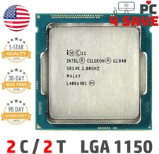Intel Celeron Dual-Core G1840 SR1RR SR1VK 2.80GHz 2MB LGA 1150 Desktop CPU 53W picture