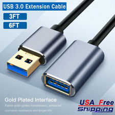 6FT 3FT USB 3.0 Extension Extender Cable Type A Male to Female Data Cord US picture