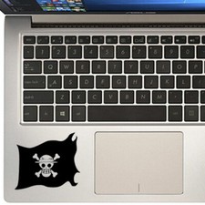 Glowing One Piece Luffy Pirate Skull Decal Sticker for Macbook Laptop Trackpad  picture