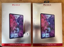Two Ipad 12.9 Pro Gen 3 & 4 invisible glass + shield picture