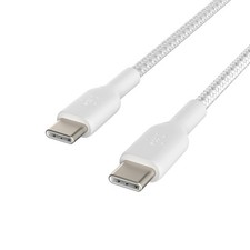 Belkin BoostCharge braided USB C to fast charger cable, USB type C charger cable picture