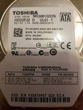 Toshiba MK5061GSYN 500GB HDD2F22 D UL01 T 2.5