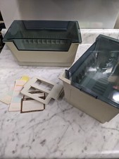 2X ACCO DISKETTE SUSPEND A TUB TRAY 5.25” Floppy Storage Box Disk Holder VINTAGE picture