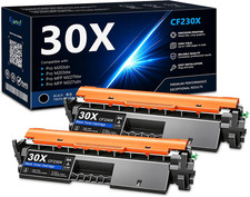 Chip 2-Pack Black 30X Toner CF230X HP Printer Pro BN Kienul picture