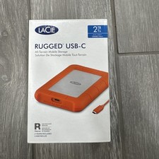 LaCie Rugged USB-C 2TB Portable External Hard Drive HDD STFR2000800 New picture
