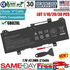 ✅LOT GB02XL Battery for HP CHROMEBOOK X360 11 G2 EE HSTNN-DB7X HSTNN-IB8W GBO2XL picture