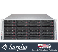 Supermicro 4U w/ 36 Caddies Storage Chassis SAS3 12GB/s PWS-1K28P-SQ w/ Rails picture