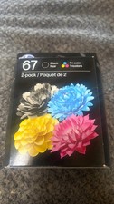 Genuine HP 67 Black & 67 Tri-color (3YP29AN) 2-pack Ink Cartridges EXP AUG 2027 picture