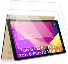 Hianjoo 2-Pack Tempered Glass Screen Protectors for TCL Tab 8 - HD Clarity picture