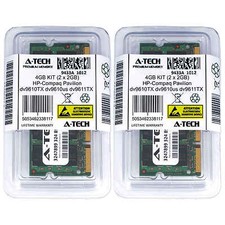 4GB KIT 2 x 2GB HP Compaq Pavilion dv9610TX dv9610us dv9611TX Ram Memory picture