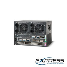 Cisco WS-C4503-E | X45-SUP6L-E | X4424-GB-RJ45 | X4624-SFP-E | Dual 1000W AC picture