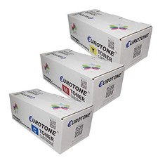 Eurotone 3x Toner Cartridge Compatible for Konica Minolta CF2002+CF2002C+CF2002Y picture