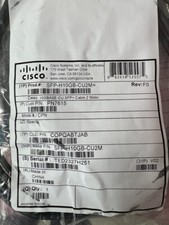 CISCO GENUINE SFP-H10GB-CU2M= 10GBASE-CU SFP+ CABLE 2 METER COPQABTJAB picture