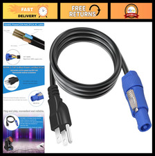 3-Prong PowerCON to NEMA 5-15P Cable, 20A 16AWG, 1.2M/3.9FT for Stage Lights picture
