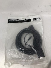 SVGA Cable W/Audio 10Ft Male To Male  3.5MM Male Stereo Plug 28AWG picture