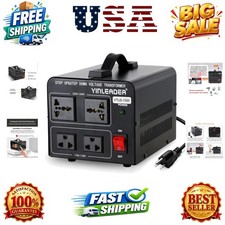 1500W 110V to 220V or 220V/230V/240V to 110V/120V Power Converter | Step Up/D... picture