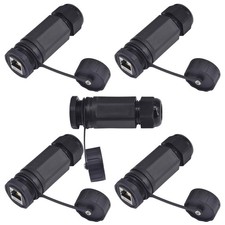 5 PCS Shielded RJ45 CAT6A Waterproof Connector M25 IP68 Cat5/5e/6 LAN Coupler picture