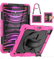 SEYMAC PINK Case for iPad Pro 12.9 Inch (2022/2021/2020) w/Screen Protector picture
