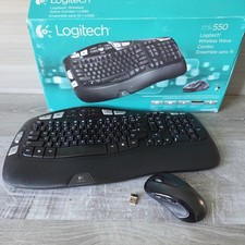 Logitech MK550 Wireless Ergonomic Wave Keyboard K350 & M510 Mouse Combo Unifying picture