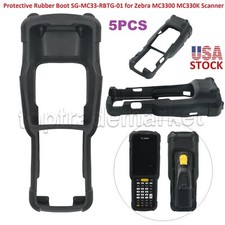 5PCS Protective Rubber Cover SG-MC33-RBTG-01 for Zebra MC3300 MC330K Scanner US picture