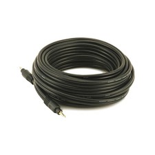 MONOPRICE 5581 A/V Cable, 3.5mm M/M cable, Black,25ft 14X102 picture
